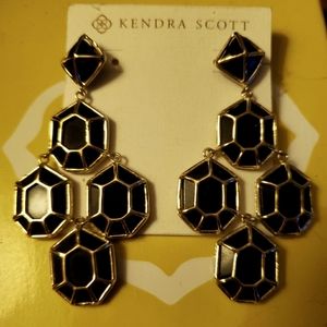 Kendra Scott Rare Luxe Lorraine Earrings Black